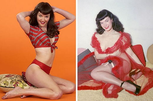 
	
	Gretchen Mol vào vai Bettie Page trong phim The Notorious Bettie Page.
